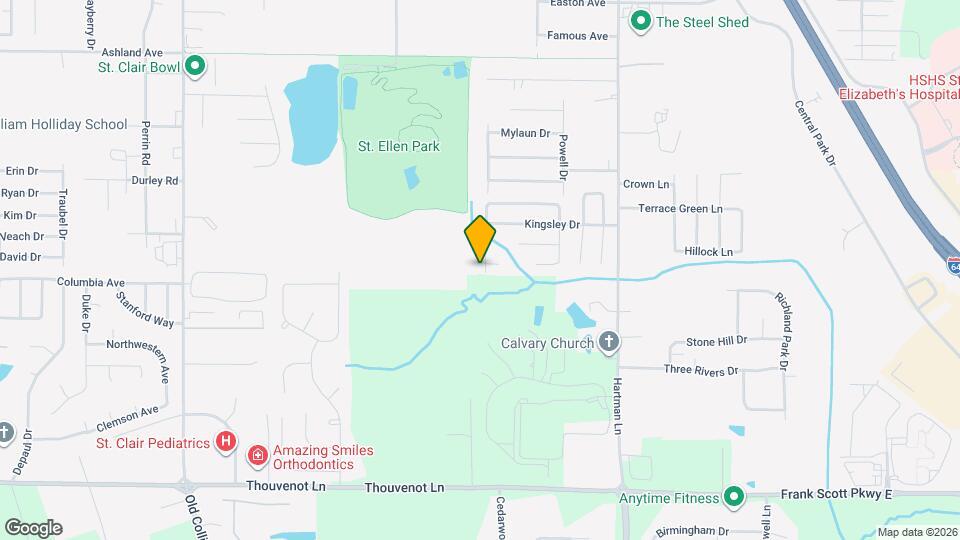 1538 Manchester Dr Map and Location Details