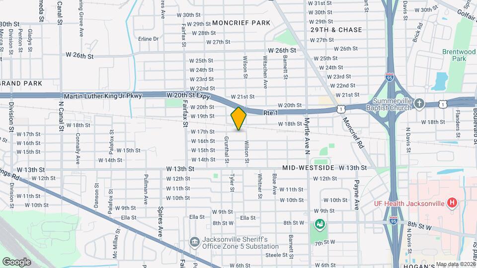 1560 W 17th St Map and Location Details