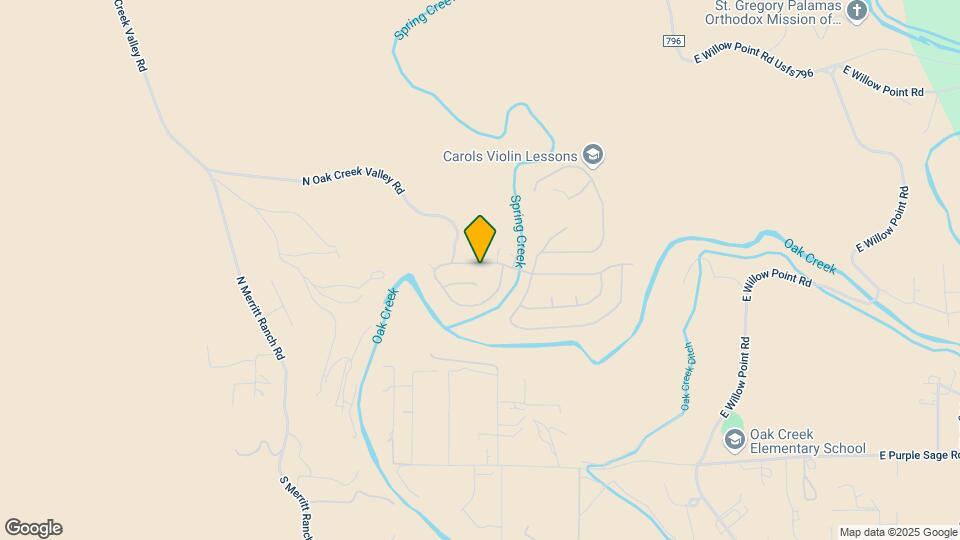 10305 E Oak Creek Valley Dr Map and Location Details