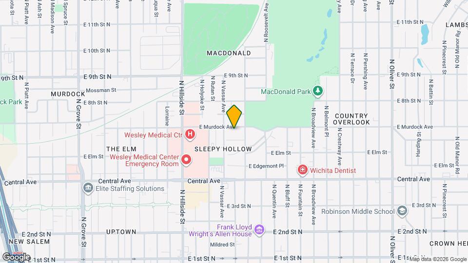 3433 E Murdock St Map and Location Details