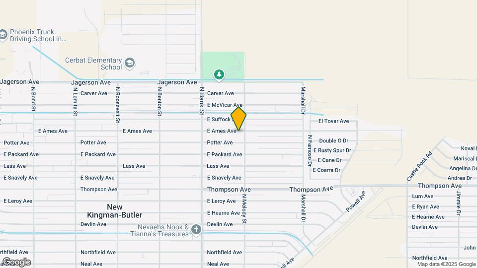 3108 E Ames Ave Mapa y Detalles de la Ubicación