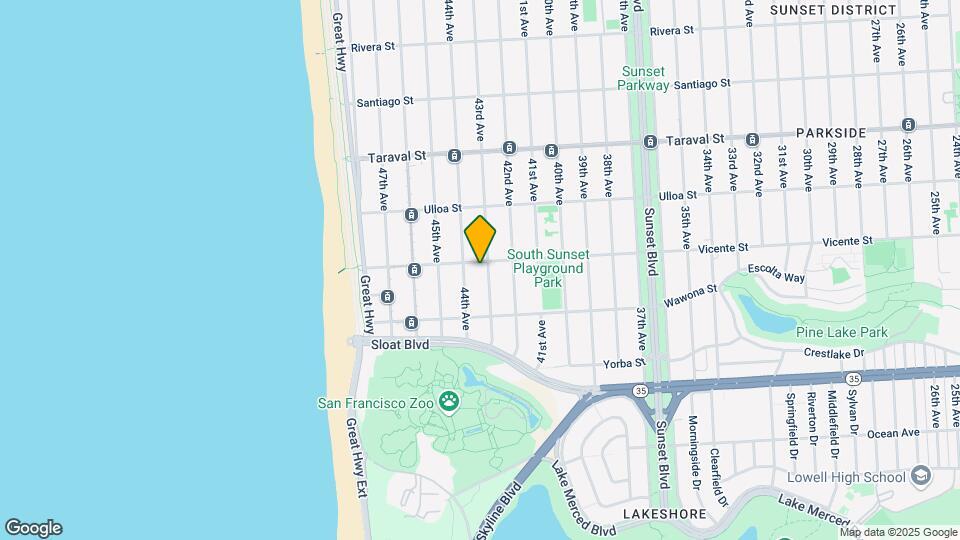 3217 Vicente St Mapa y Detalles de la Ubicación