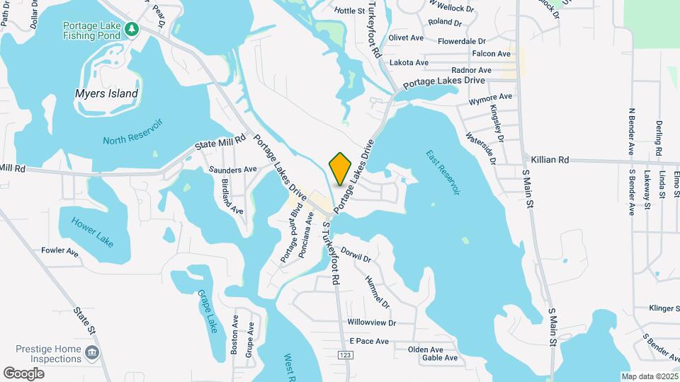 Portage Lakes Kiwanis Tower Map and Location Details