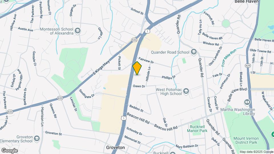 6431 Richmond Hwy Map and Location Details