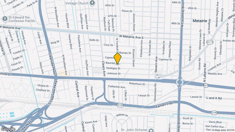 304 N Turnbull Dr Mapa y Detalles de la Ubicación