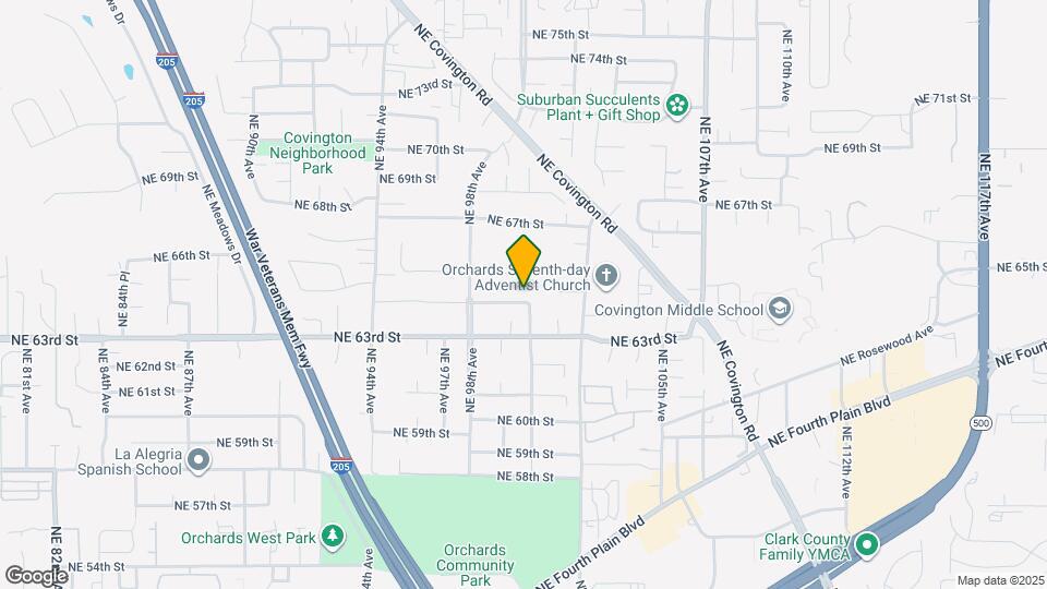 9914 NE 64th Street Map and Location Details