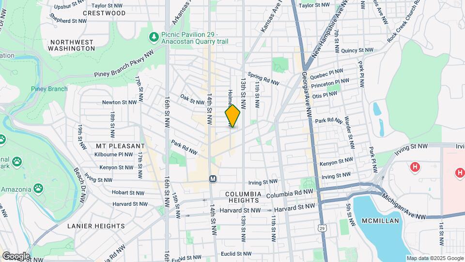 1323 Monroe St NW Map and Location Details