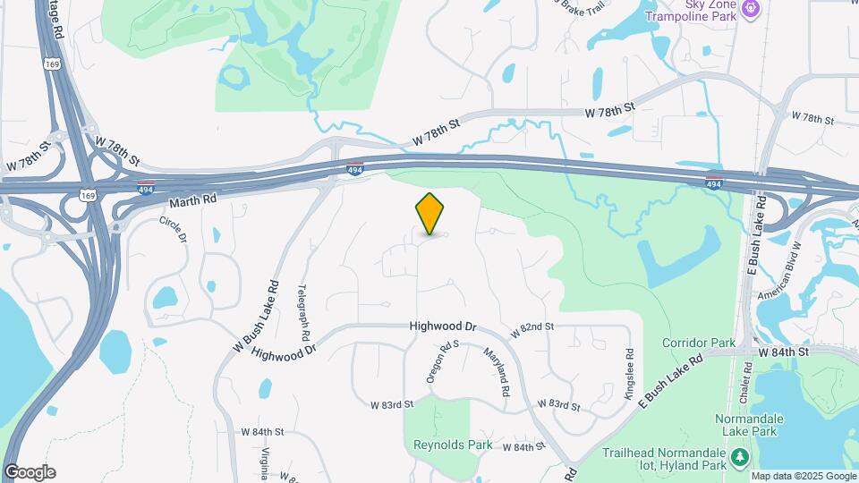 8041 Pennsylvania Rd Map and Location Details