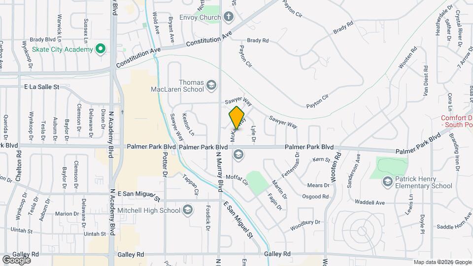 1519 McKay Way Map and Location Details