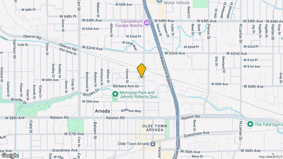 6035 Wadsworth Blvd Map and Location Details