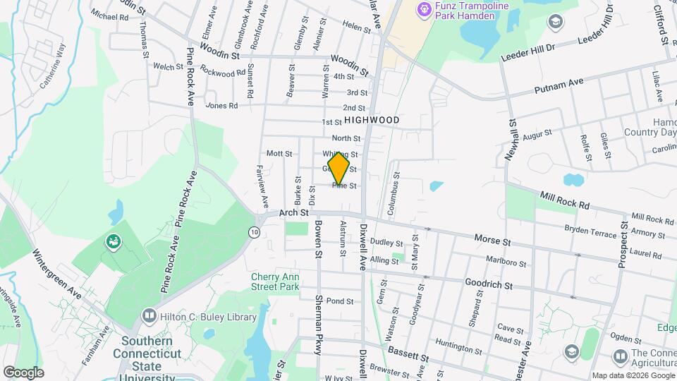 38 Pine St, Unit 1st FL Map and Location Details