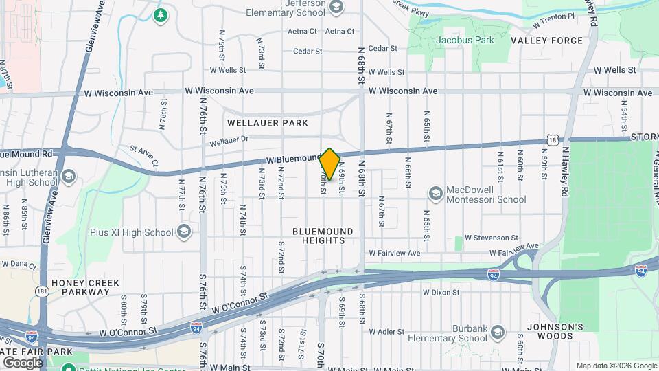 324 N 70th St, Unit A Map and Location Details