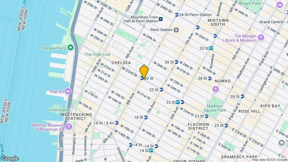 264 W 23rd St Map and Location Details
