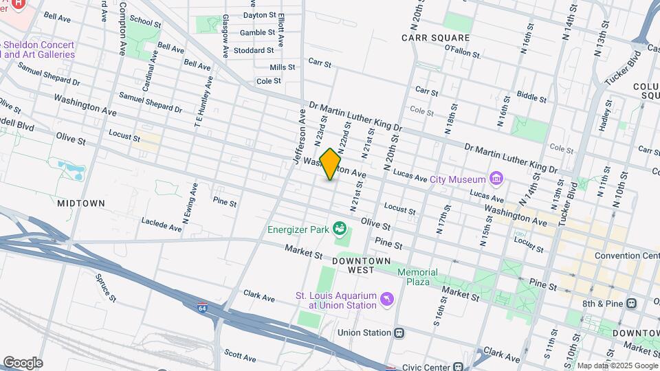 2201 Locust St Map and Location Details
