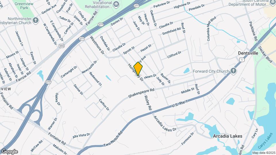 3629 Humphrey Dr Map and Location Details