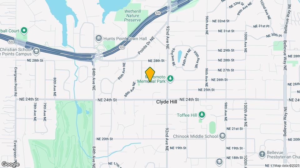 9025 NE 26th St Map and Location Details