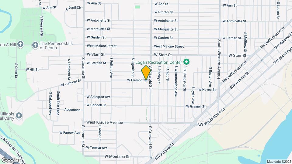 2508 W Fremont St Mapa y Detalles de la Ubicación