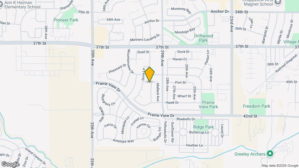 3911 Partridge Ave Map and Location Details