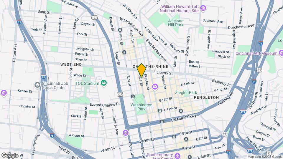 1508 Race St Mapa y Detalles de la Ubicación