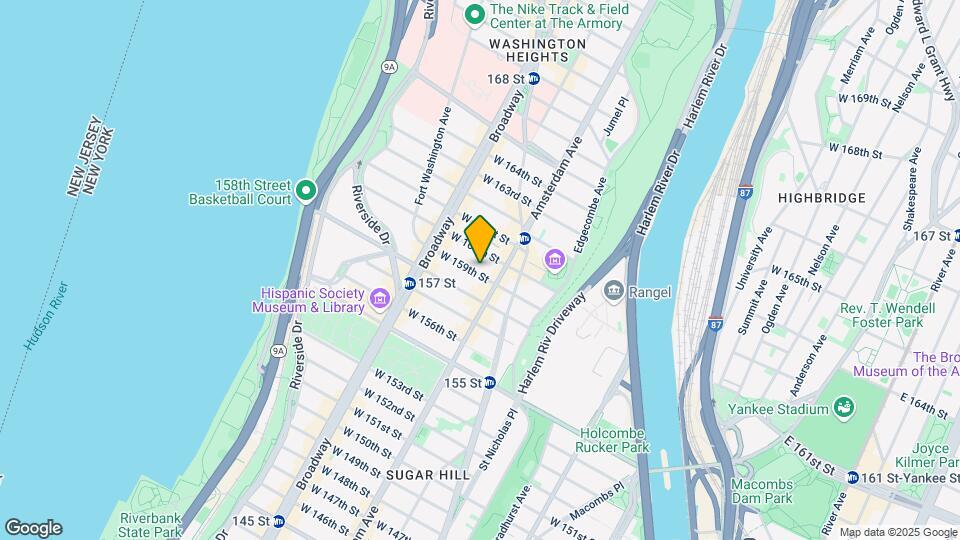 513 W 159th St Map and Location Details