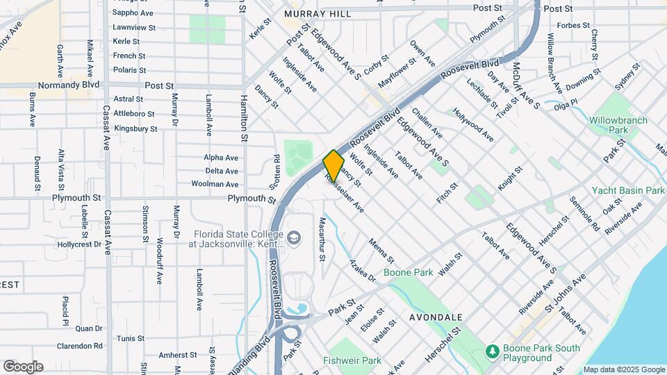 1240 Rensselaer Ave Map and Location Details