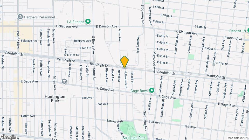 6209 Hollenbeck St Map and Location Details