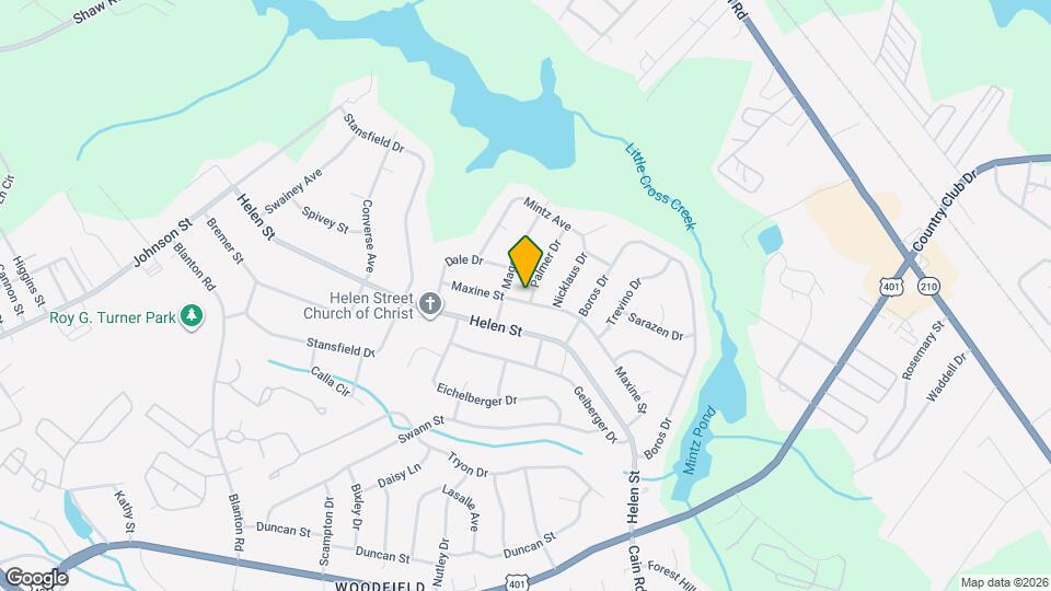 1503 Palmer Dr Mapa y Detalles de la Ubicación