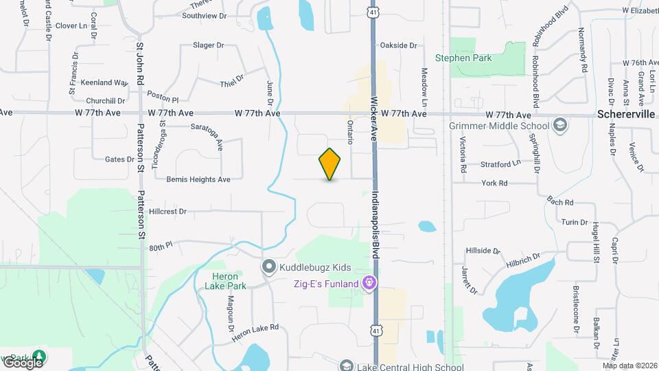 11401 W 78th Ct Map and Location Details