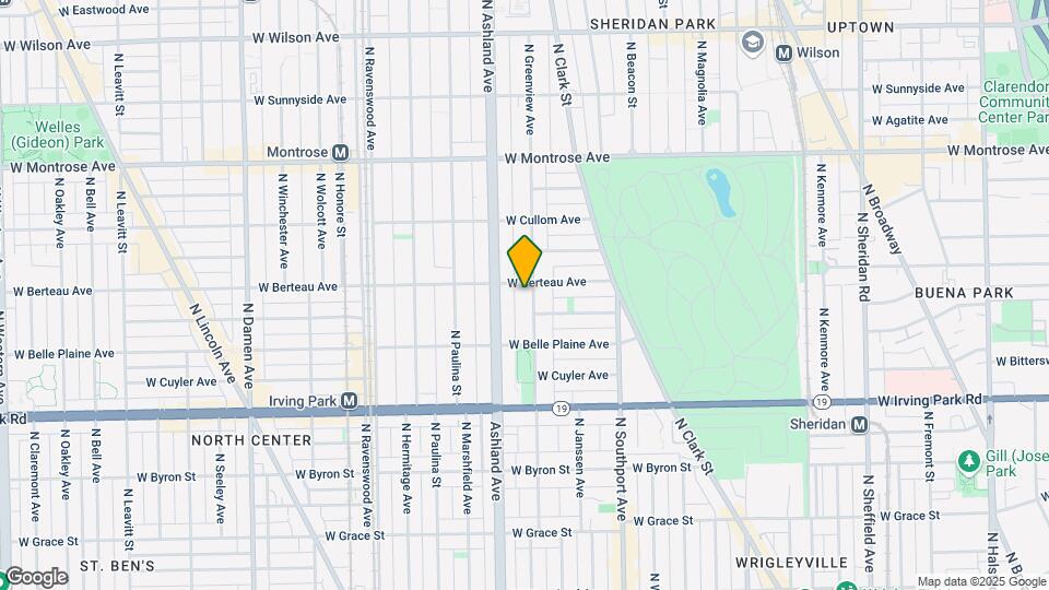 4148 N Greenview Ave Map and Location Details