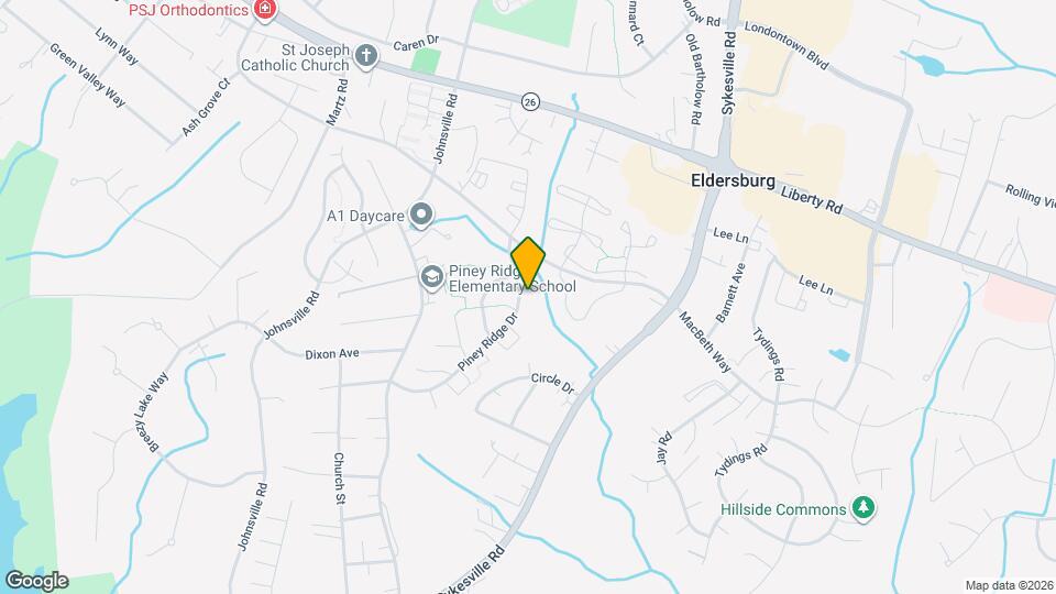 6345 Piney Ridge Dr Map and Location Details