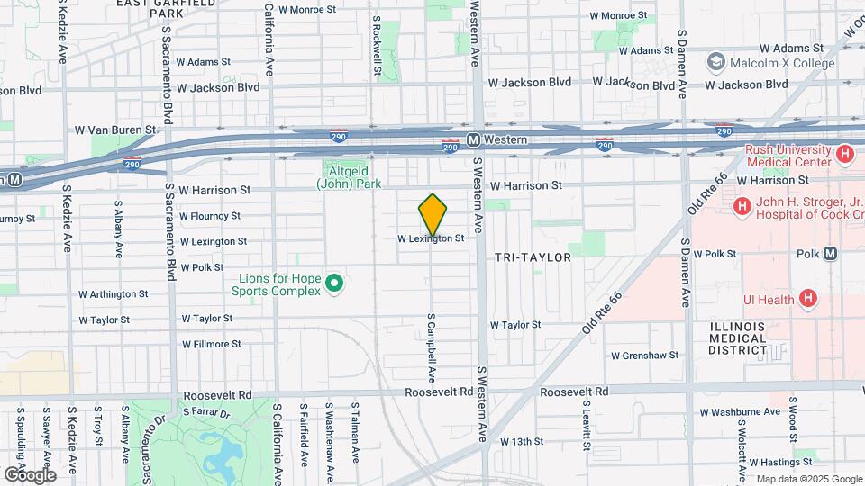 7338 S Campbell Ave Mapa y Detalles de la Ubicación