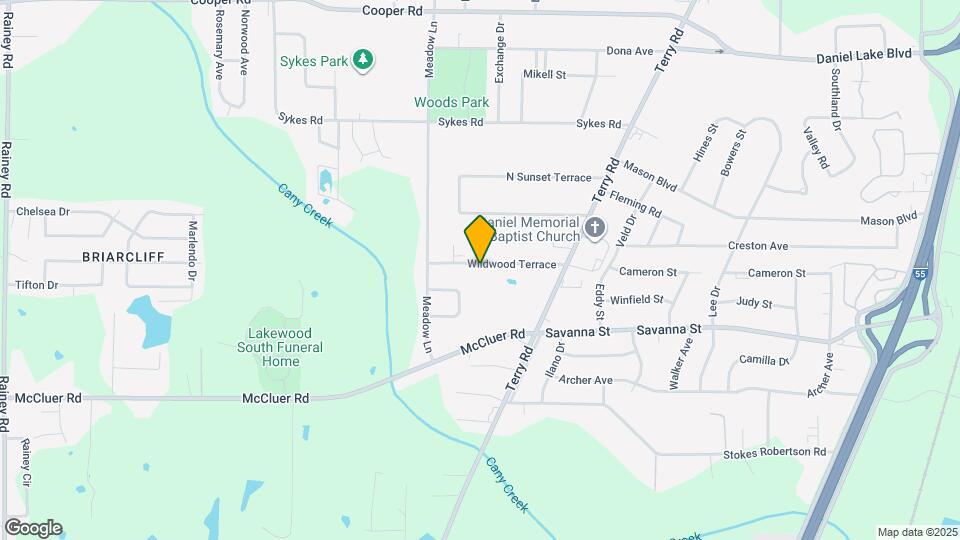 205 Wildwood Terrace Map and Location Details