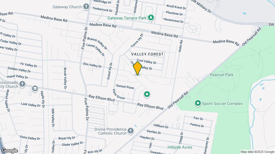 5611 Elm Valley Dr Map and Location Details