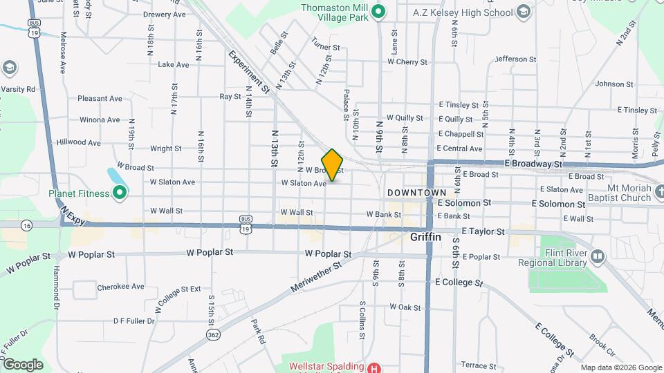 522 W Slaton Ave Map and Location Details