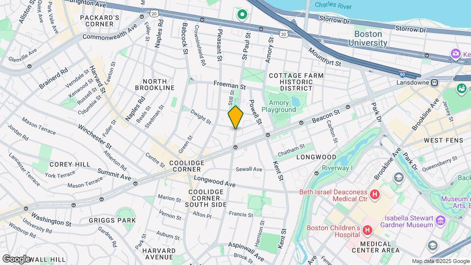 192 St Paul St Map and Location Details