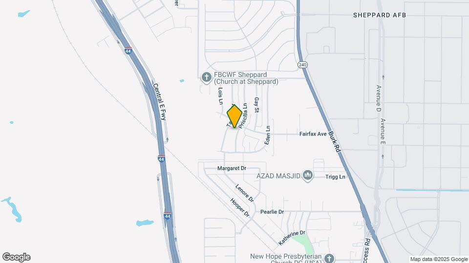 4616 Priscilla Ln Map and Location Details