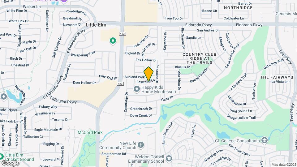 2436 Foxwood Ln Map and Location Details