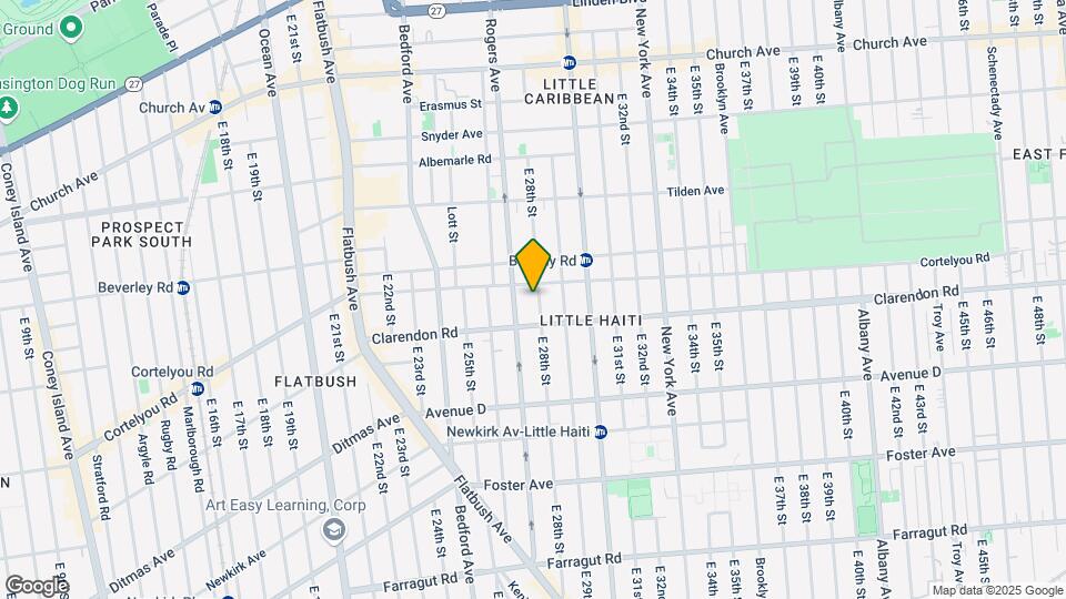 242 E 28th St Map and Location Details