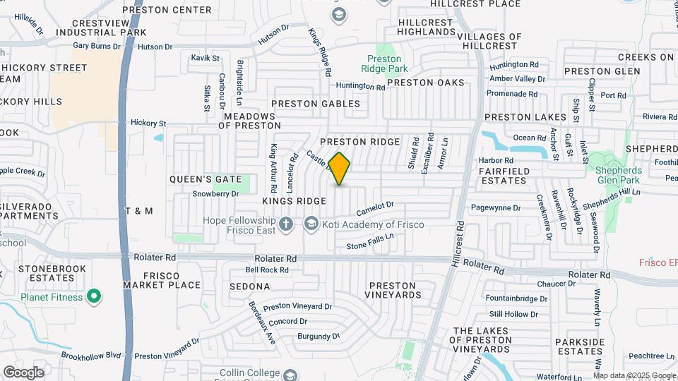 7616 Sonoma Valley Dr Map and Location Details