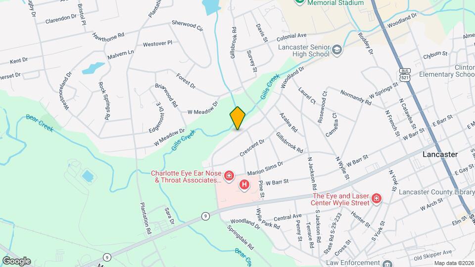 806 N Woodland Dr Map and Location Details