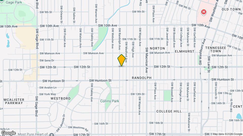 2615 SW 12th St Map and Location Details