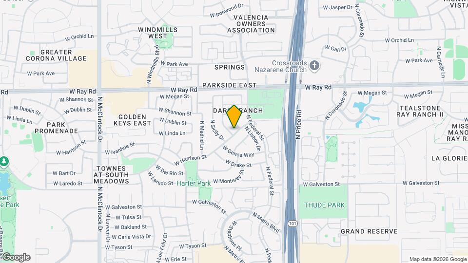 761 N Granada Dr Map and Location Details