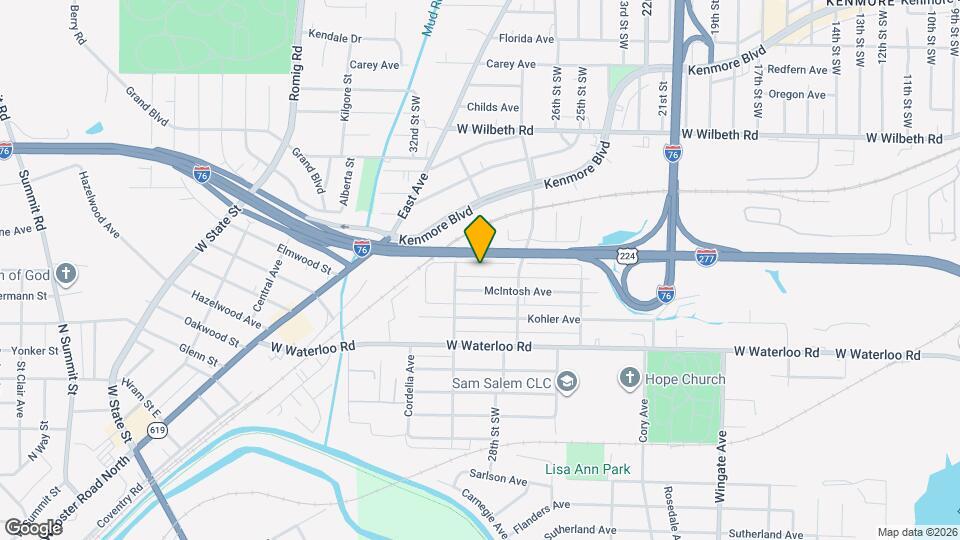 1254 Welsh Ave Map and Location Details