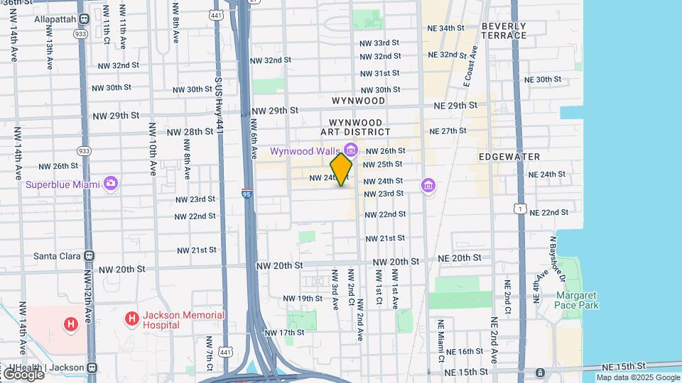 250 NW 23rd St Map and Location Details