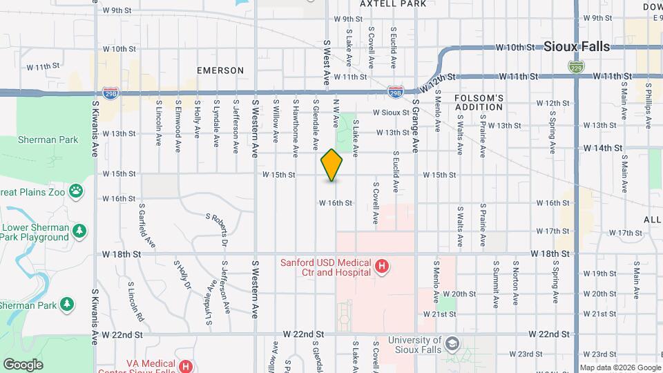 715 S West Ave Map and Location Details