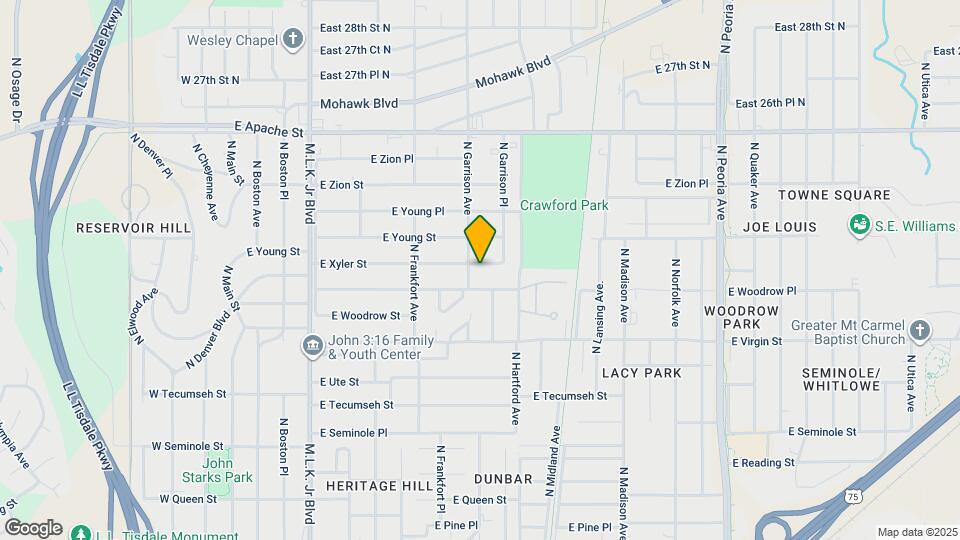 610 E Xyler St Map and Location Details