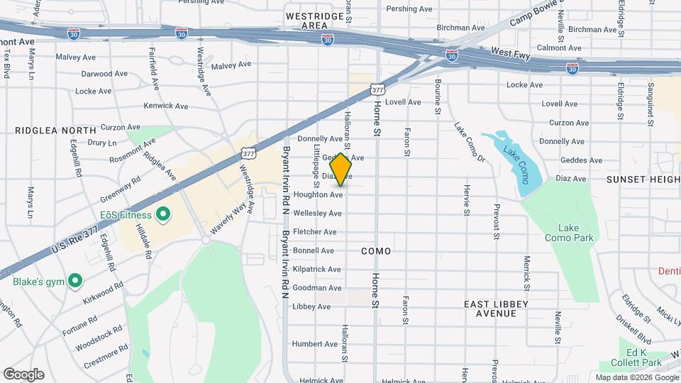 5804 Houghton Ave Map and Location Details