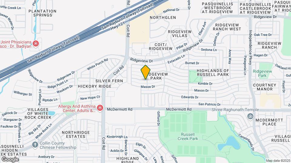 3700 Kimble Dr Map and Location Details