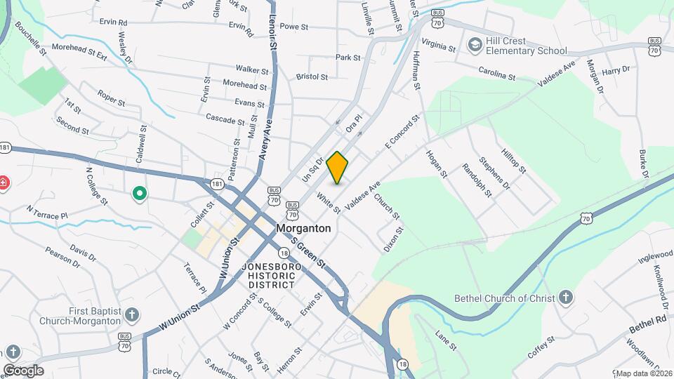 305 E Concord St Map and Location Details