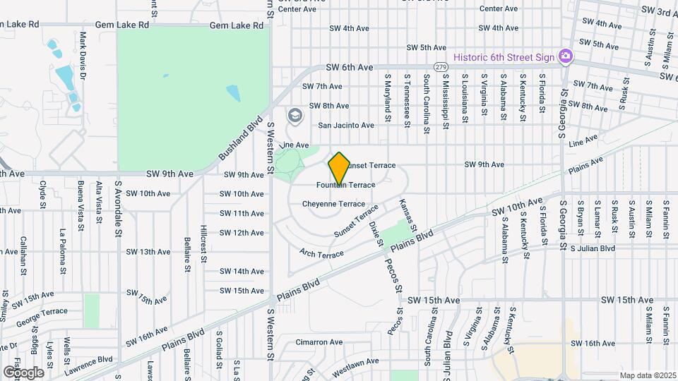 3723 Fountain Terrace Map and Location Details